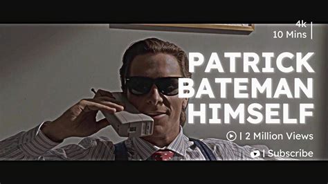 patrick bateman being himself.